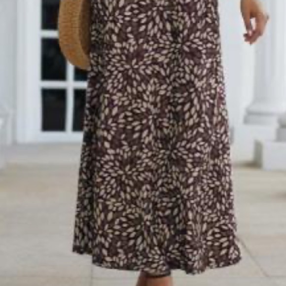Bohemian Bandeau Floral Print Maxi Dress - Picture 4 of 5